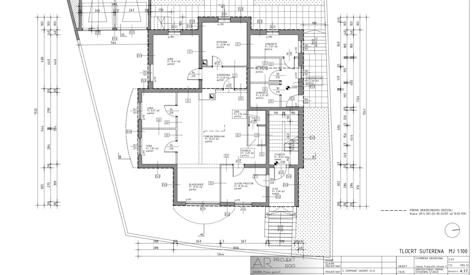 zagreb, kraljevec, uređen četverosoban stan 110 m² - slika 9