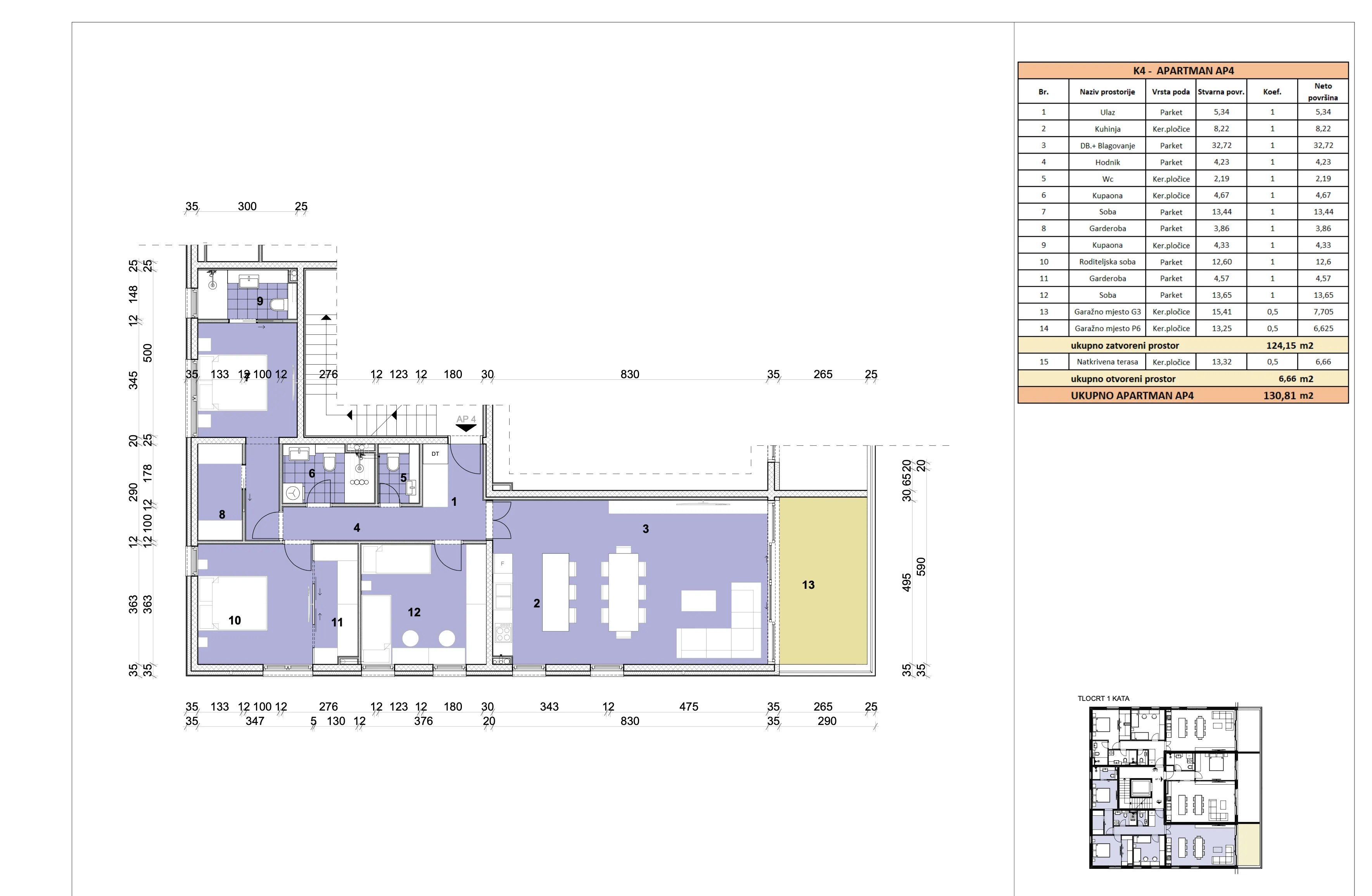 opatija, četverosoban stan + 2gpm, nkp 131 m2, novogradnja - slika 35