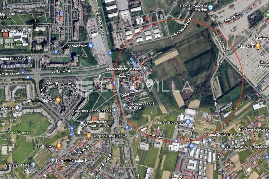 Zagreb, Novi Zagreb, atraktivno građevinsko zemljište 30 103 m2 gospodarske namjene