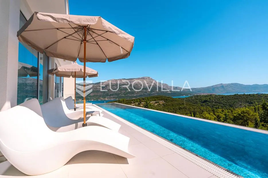 korčula, luksuzna obiteljska vila s otvorenim pogledom na more - slika 2