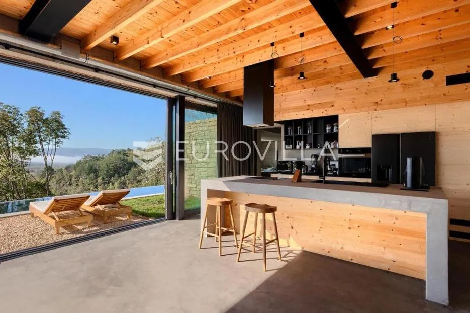 istra, motovun, luksuzna dizajnerska vila s infinity bazenom i panoramskim pogledom - slika 13