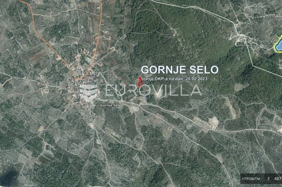 Šolta, poljoprivredno zemljište u unutrašnjosti otoka (1960 m2) - Gornje Selo, Šolta