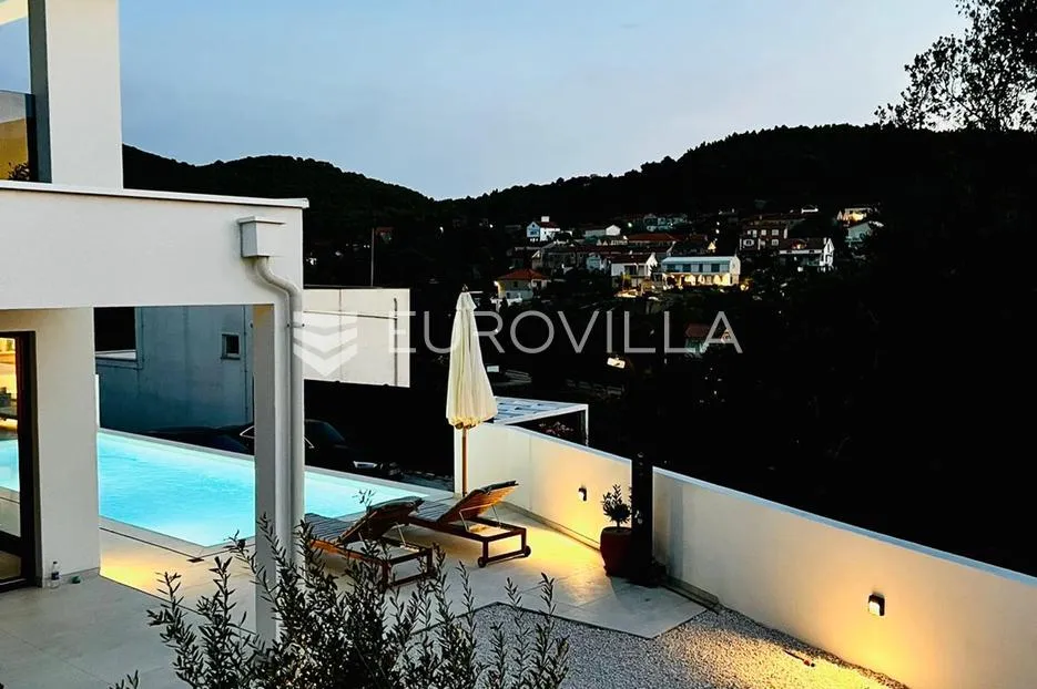zadar, žman dvije moderne vile s bazenima 262 m² i građ zemljište s dozvolom za treću vilu - slika 21