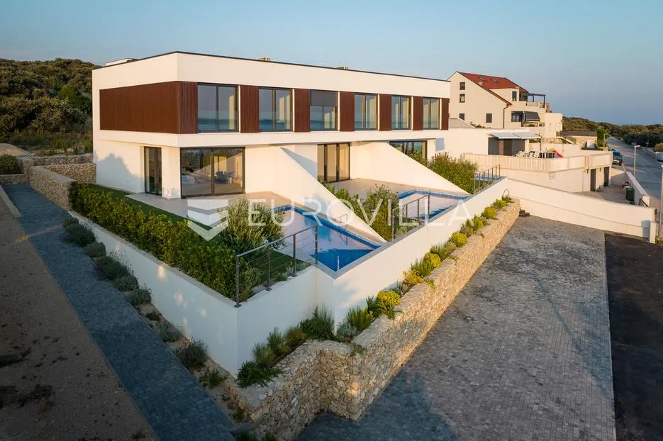 pag, mandre, trosoban stan u luksuznoj vili s privatnim bazenom i pogledom na more 130 m² - slika 20