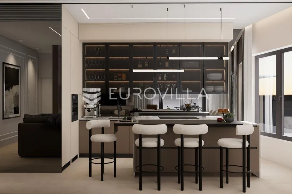 istra, rovinj, ekskluzivan penthouse s tri spavaće sobe s pogledom na more i garažom nkp 144m2 - slika 6