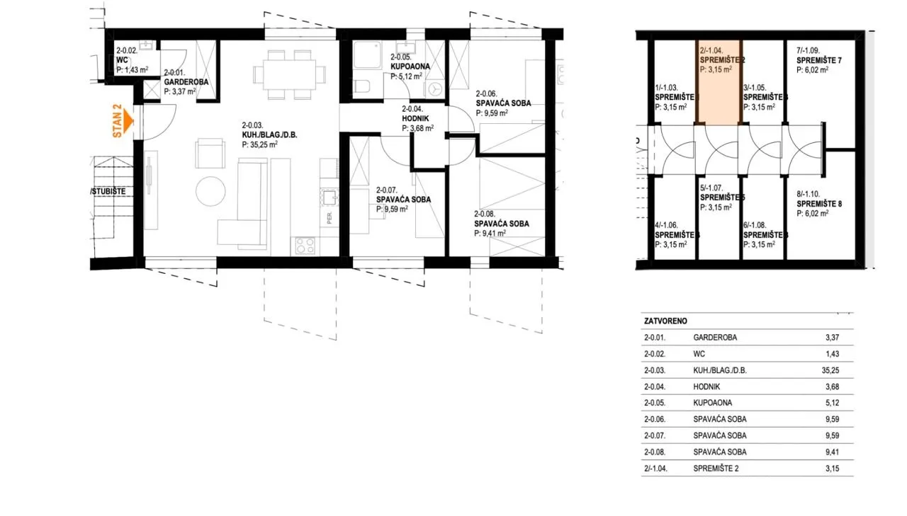 ludbreg, atraktivan četverosoban stan površine 79,00 m², novogradnja - slika 5