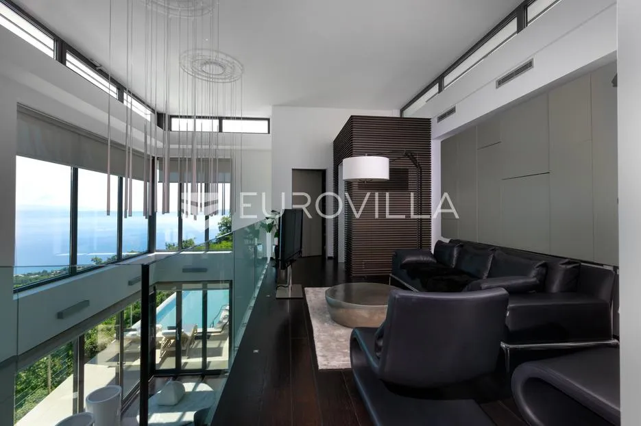 opatija, oprić, ekskluzivna vila 375 m² s panormaskim pogledom, bazenom i saunom - slika 23