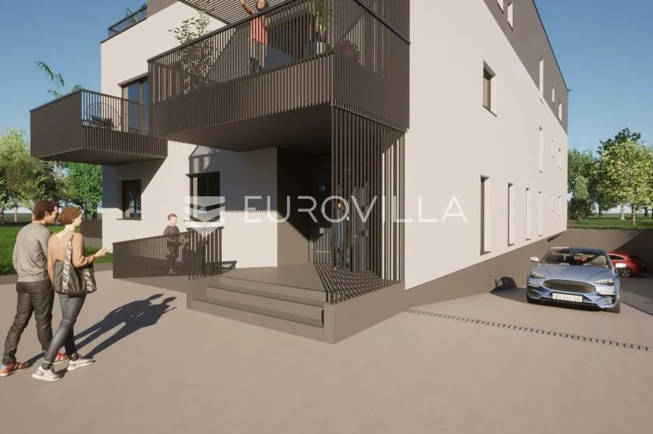 zagreb, dubrava, novogradnja, dvosoban stan 43,5 m² - slika 2