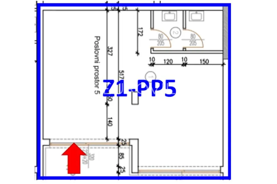 pula, veli vrh - poslovni prostor u novogradnji 47 m2 - slika 9