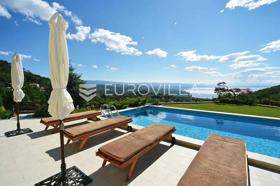 opatija, matulji, vila s bazenom i panoramskim pogledom na more - slika 28