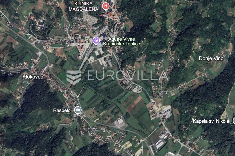Krapinske toplice, građevinsko zemljište 7215 m²