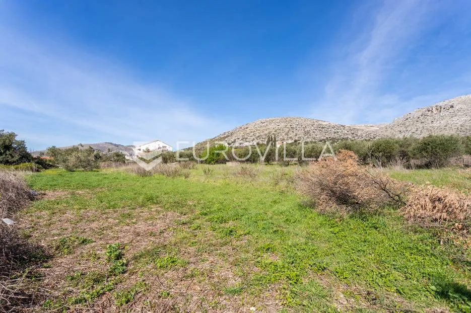 trogir, krban, građevinsko zemljište s pogledom na more - slika 9