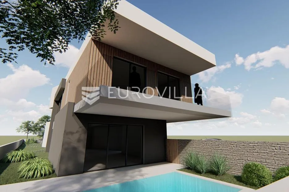 zadar, belafuža, građevinsko zemljište s projektom na izvrsnoj lokaciji - slika 3