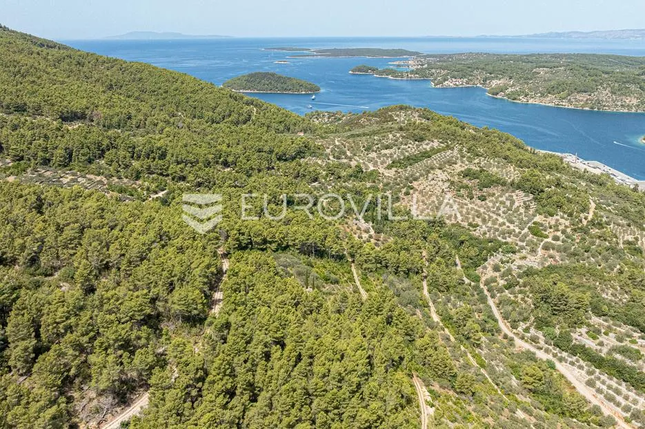otok korčula, vela luka, poljoprivredno zemljište blizu mora - slika 2