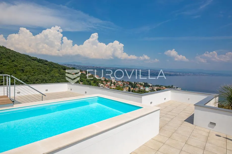 opatija, atraktivan penthouse s bazenom nkp 367 m2 novogradnja - slika 9