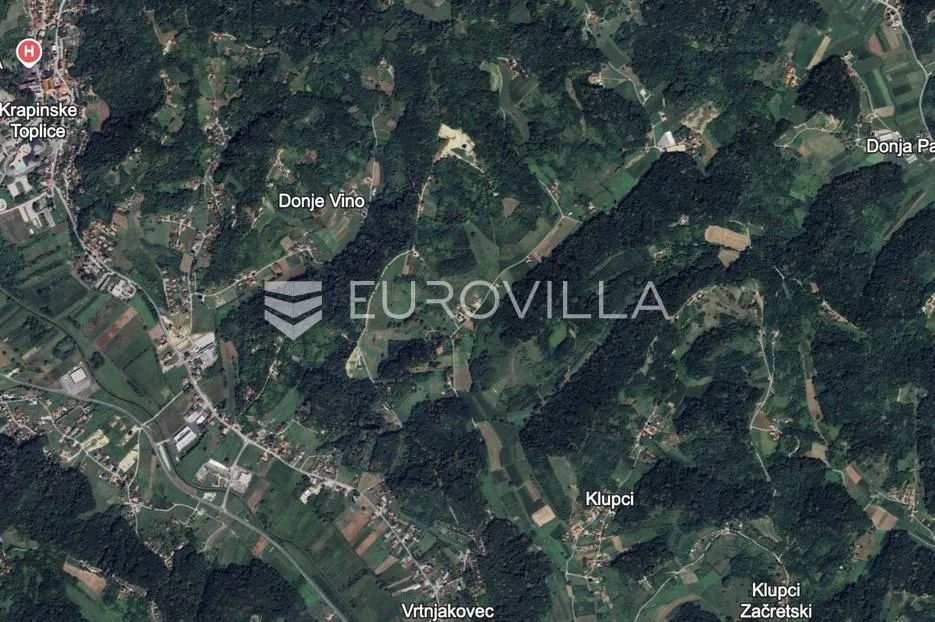 Krapinske Toplice, građevinsko zemljište 8769 m² - Donje Vino