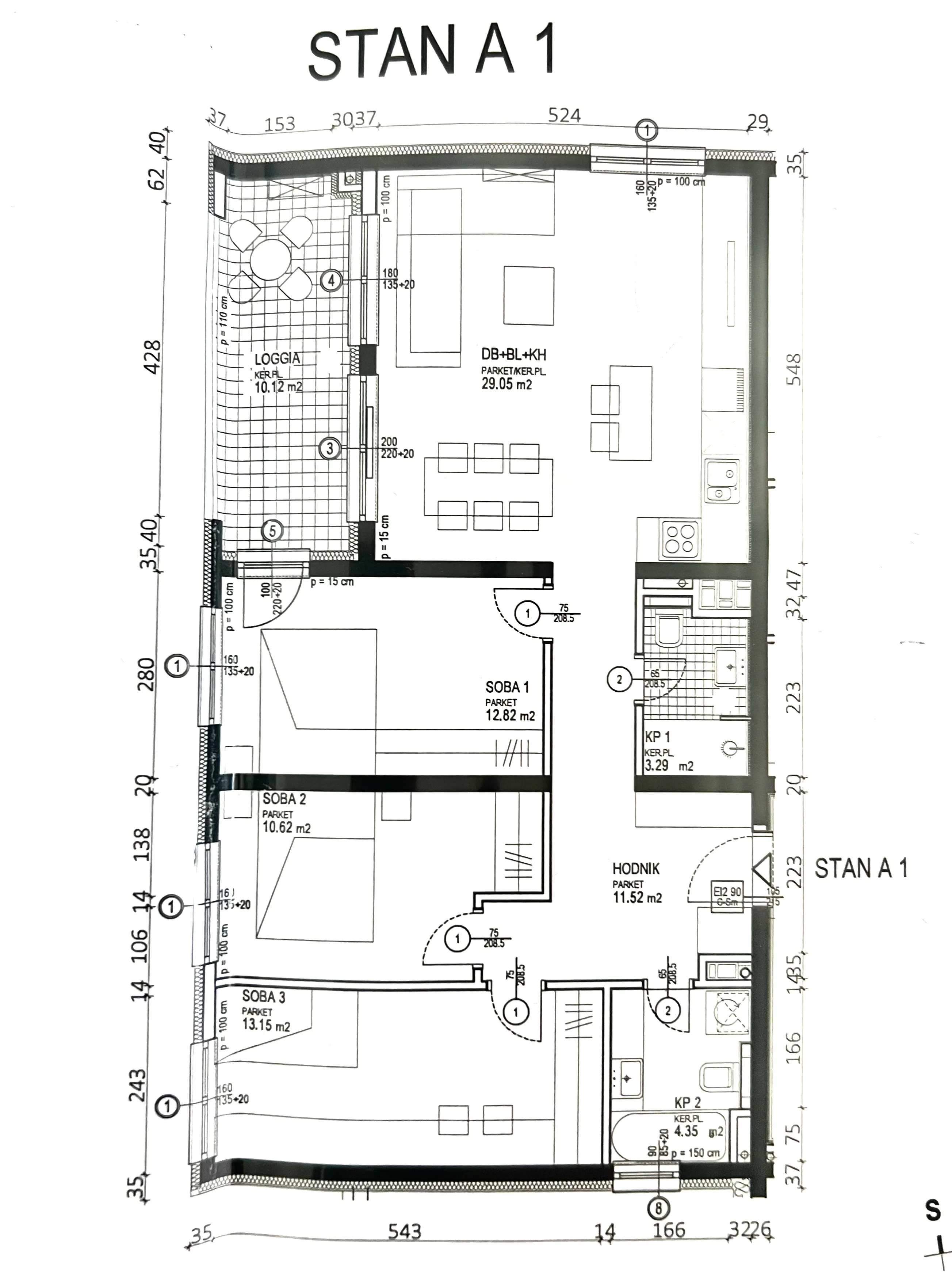 zagreb, vrbani, luksuzan četverosoban stan 95 m², novogradnja 2021. - slika 11