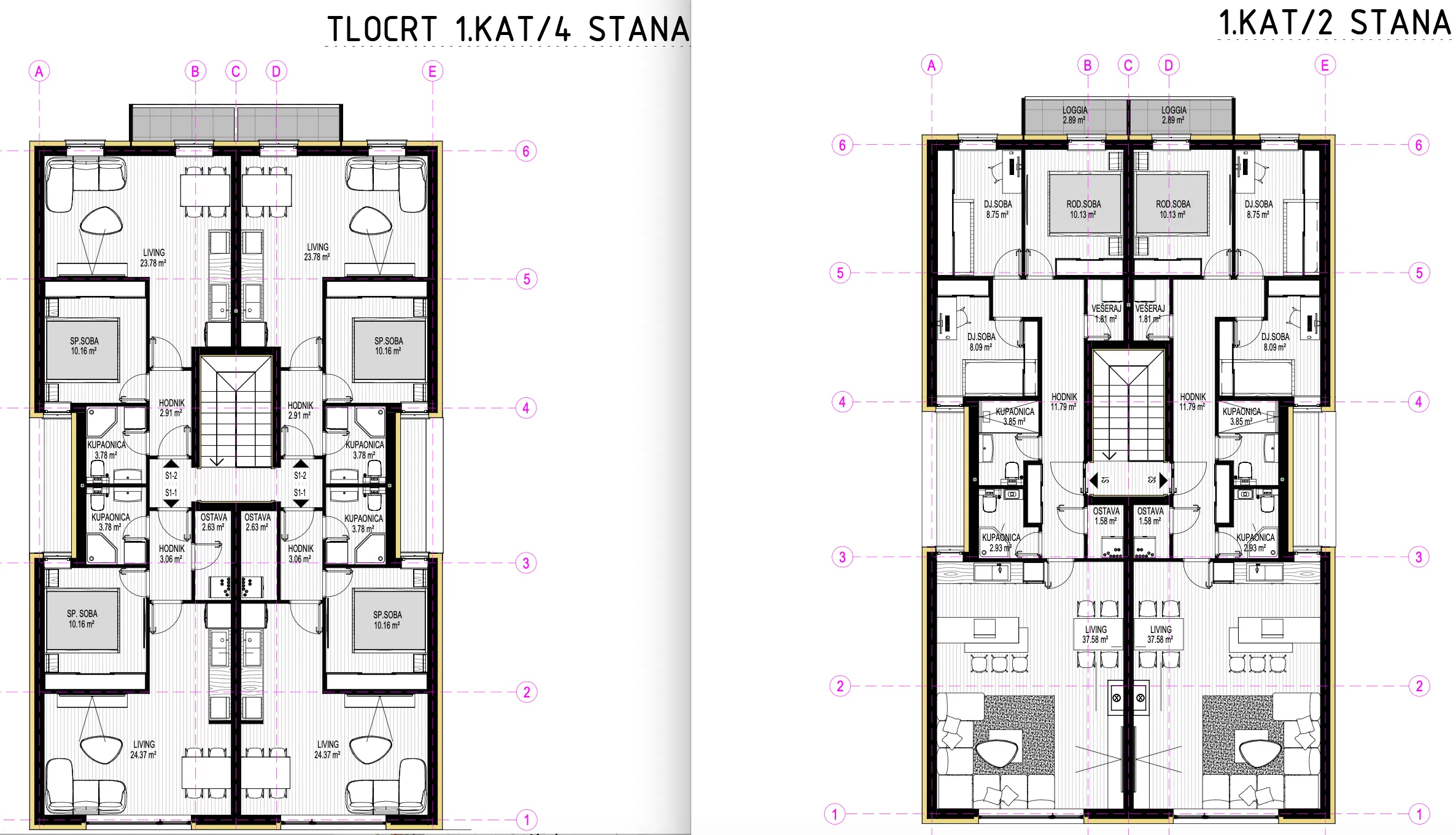 osijek, donji grad, četverosobni stan u izgradnji na odličnoj lokaciji, investicija - slika 15