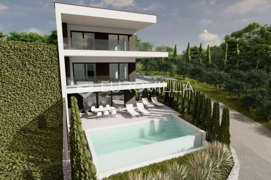 istra, duga uvala, moderna villa s pogledom na more 248m2 - slika 2