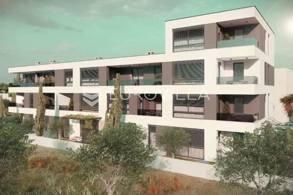 Pula, Štinjan, penthouse na odličnoj lokaciji s pogledom na more, 800 m od mora, novogradnja - Štinjan, Pula