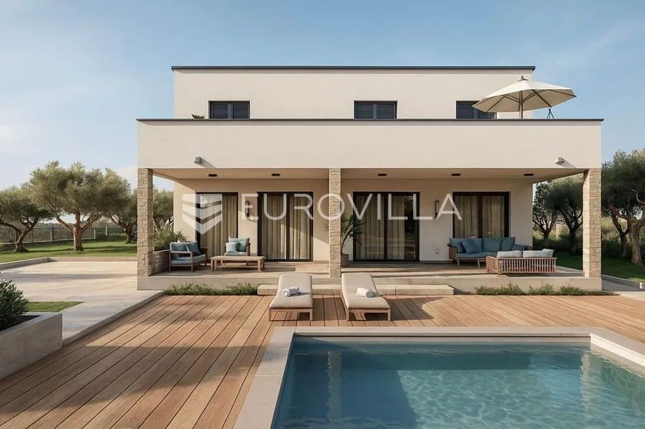 Zadar, Slivnica, prekrasna villa u izgradnji s velikim potencijalom - Slivnica, Posedarje