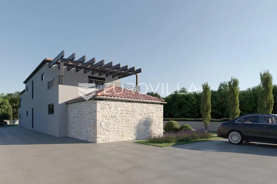 istra, šišan, moderna dvojna kuća s bazenom 140 m3 - slika 3