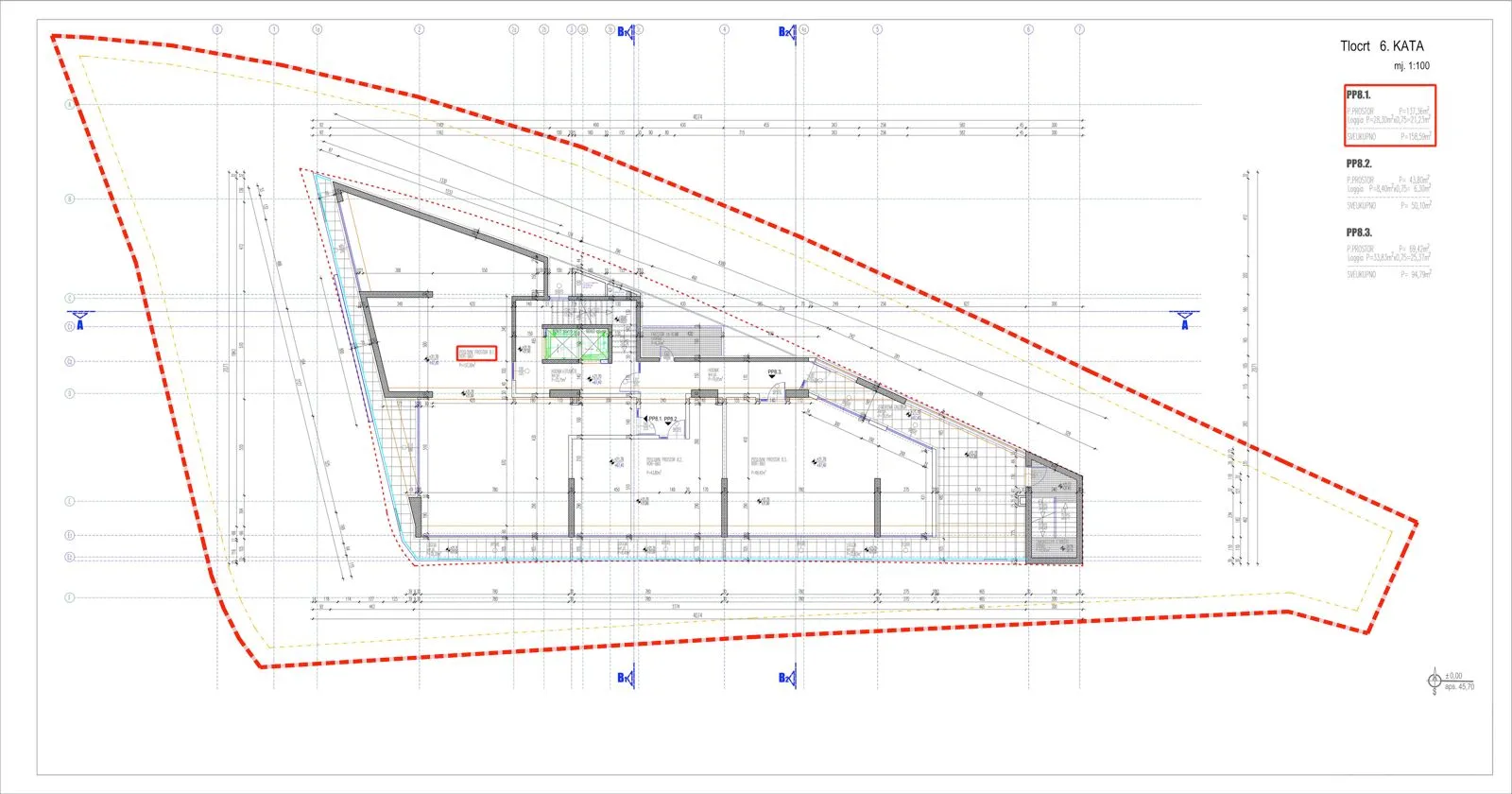 split, mejaši: vrhunski uredski prostor 158 m² u prestižnoj novogradnji - slika 5