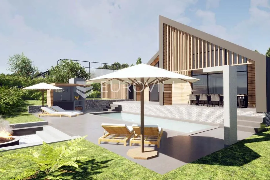 strmec stubički, park prirode medvednica, zemljište 8240 m² s idejnim projektom 4 kuće za odmor - slika 3