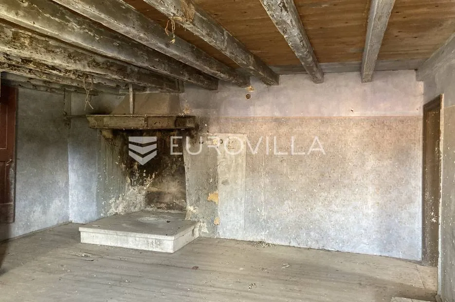 istra, puntera, kamena kuća za adaptaciju s predivnim pogledom na otok cres prilika - slika 16