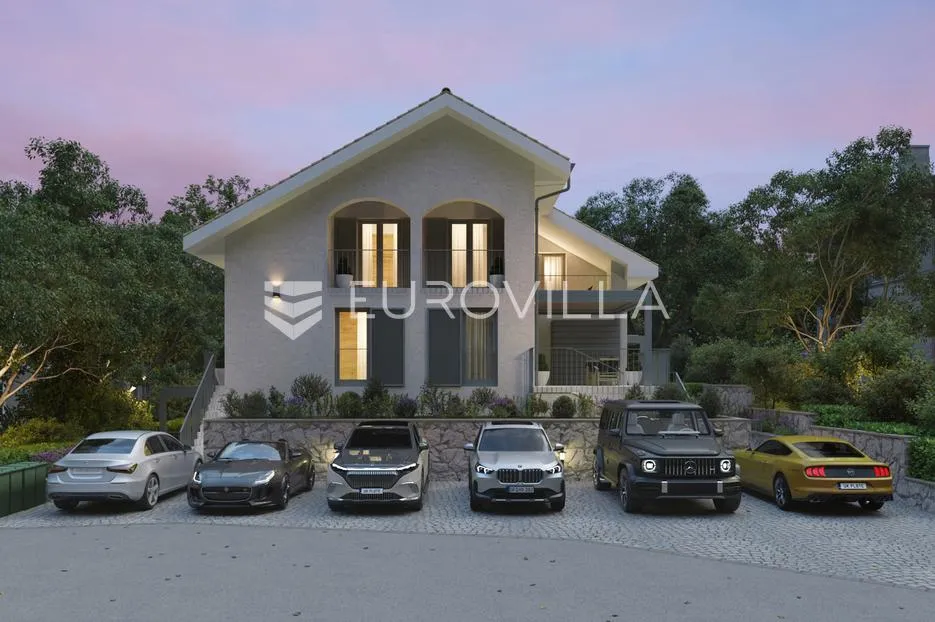 otok krk, malinska, odličan dvosoban stan 53 m², terasa i vrt - slika 7