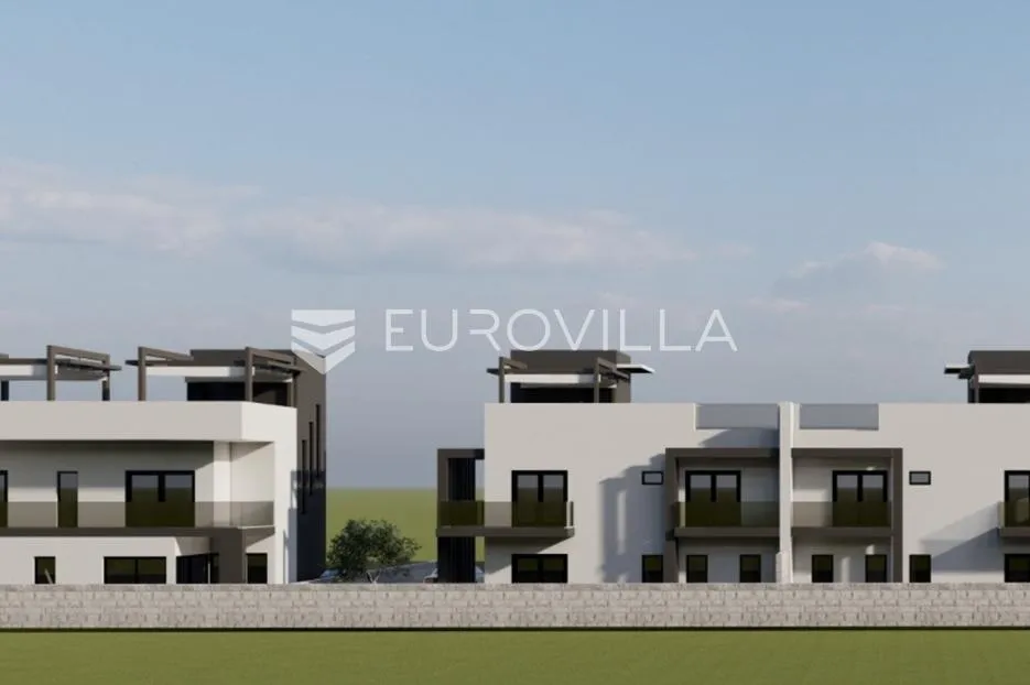 privlaka, sabunike, luksuzna vila s krovnim bazenom 450 m od mora - slika 4