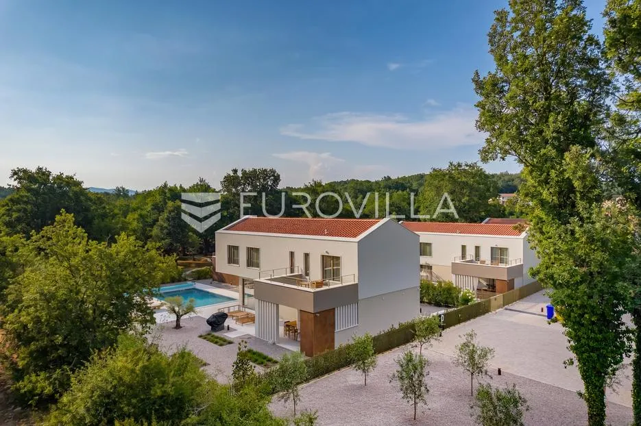 istra, labin, vrhunska moderna villa b, grijani bazen 48 m², 2402 m² uređene okućnice - slika 10