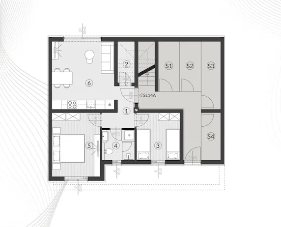 pula, štinjan, izvrstan dvosoban stan površine 62 m² novogradnja - slika 14