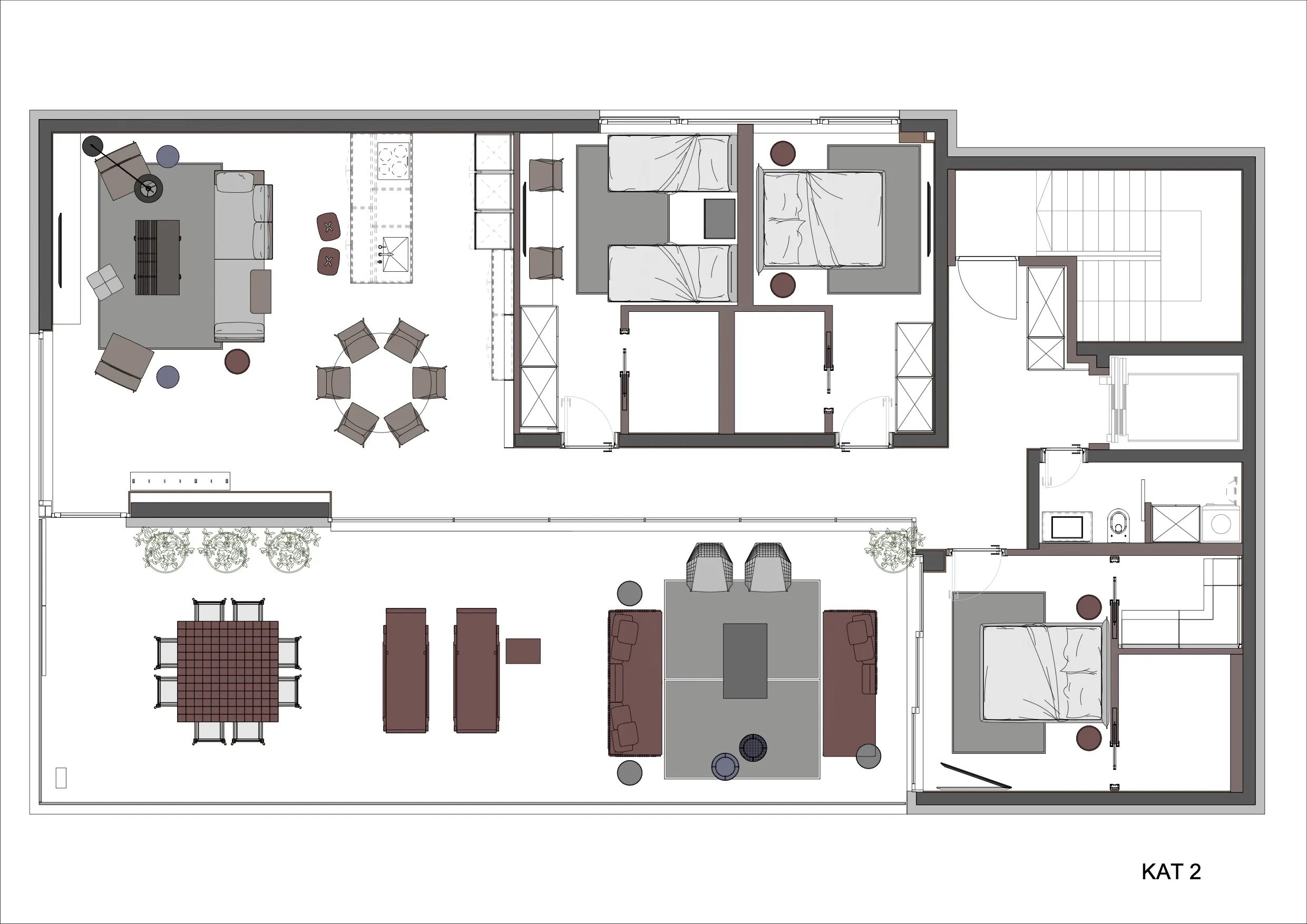 zagreb, jelenovac luksuzan četverosoban penthouse novogradnja - slika 16