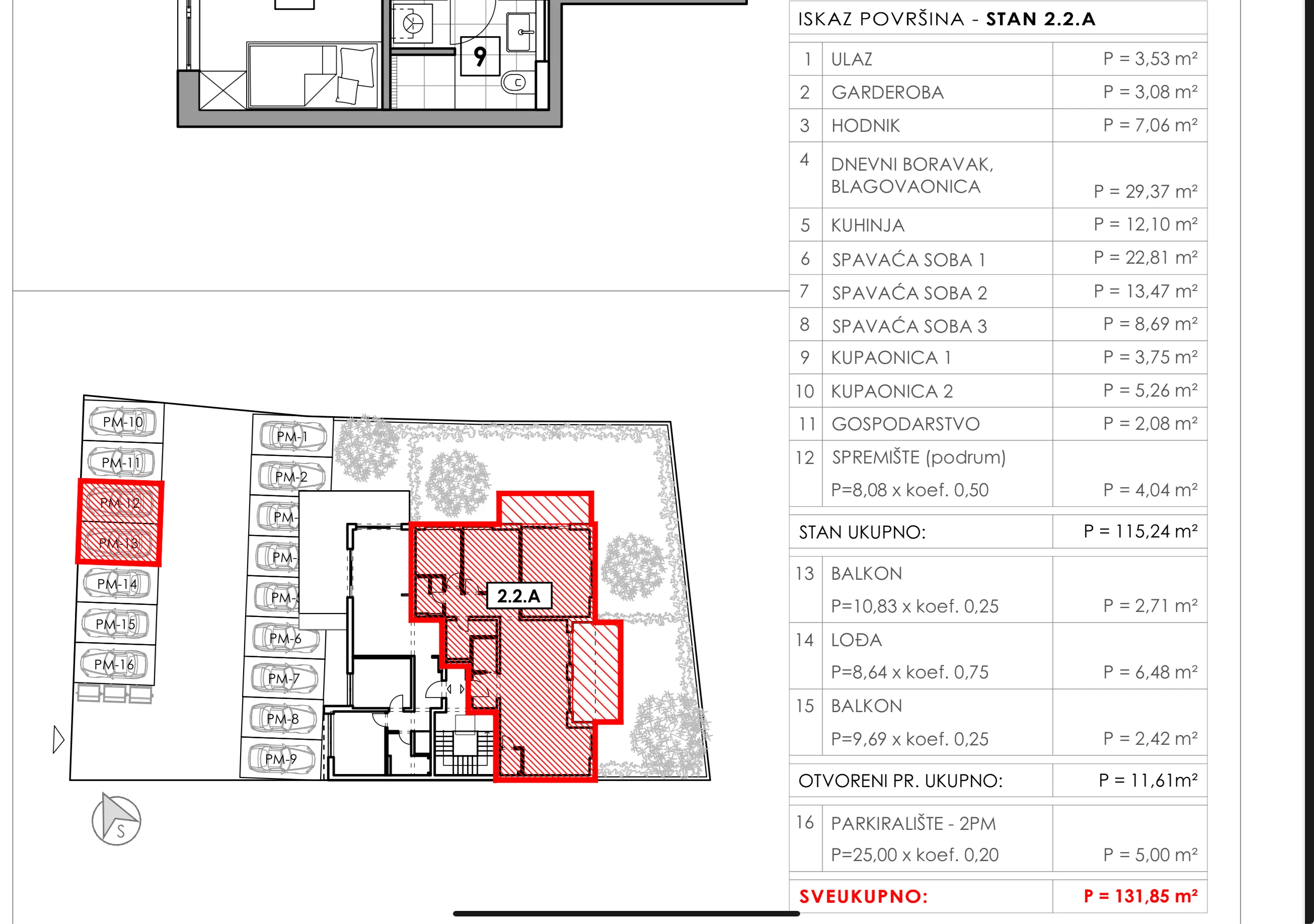 istra, tar, novogradnja, 2.kat, trosoban stan, u centru grada, 131,85 m2 - slika 10