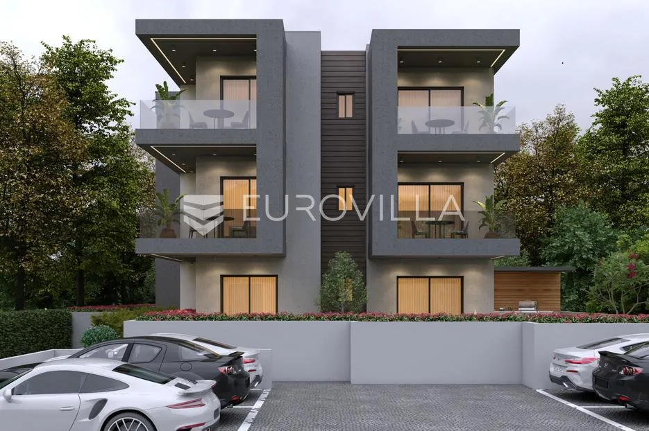 istra, premantura, luksuzni trosobni stanu u prizemlju s bazenom, 95 m², 500 od mora - slika 2