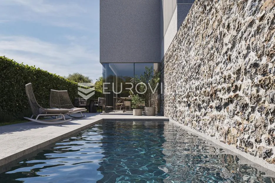 Murter, luksuzni apartman s bazenom i pogledom na more, 107,36 - Murter, Murter-Kornati