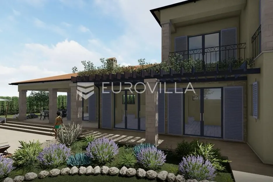 istra, ladići, ekskluzivno građevinsko zemljište s projektom i pravomoćnom građevinskom dozvolom - slika 8