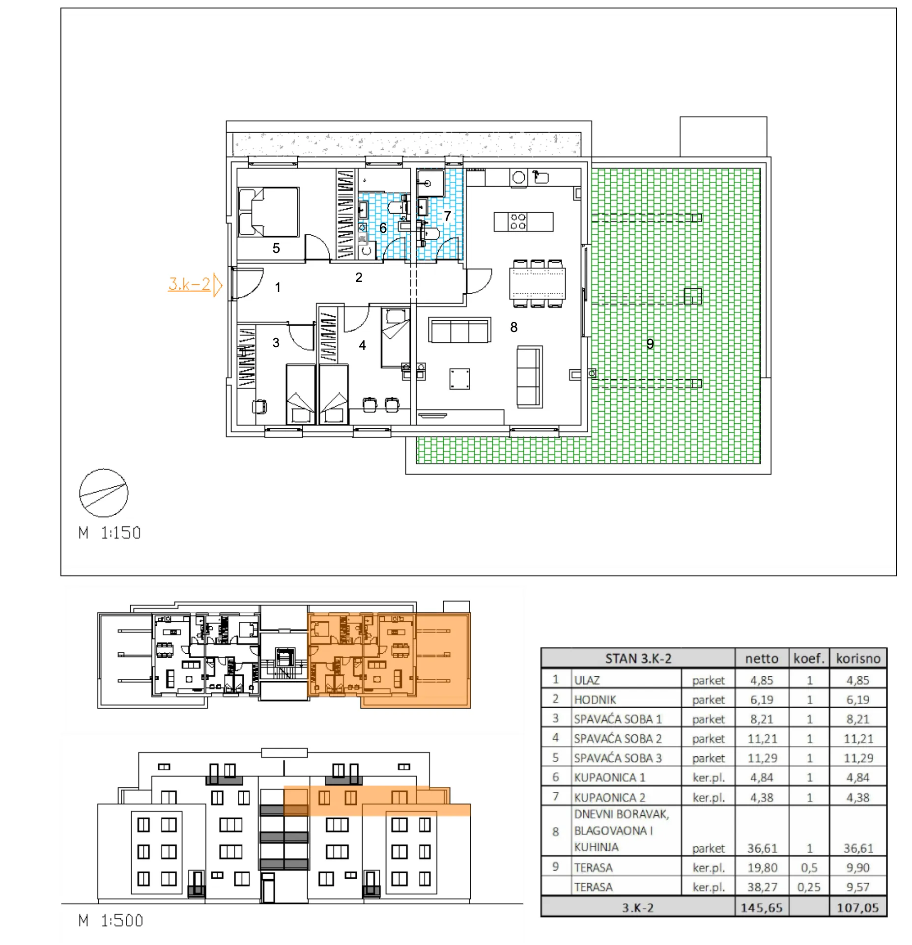 velika gorica, moderan četverosoban stan u novogradnji, 107 m² - slika 10