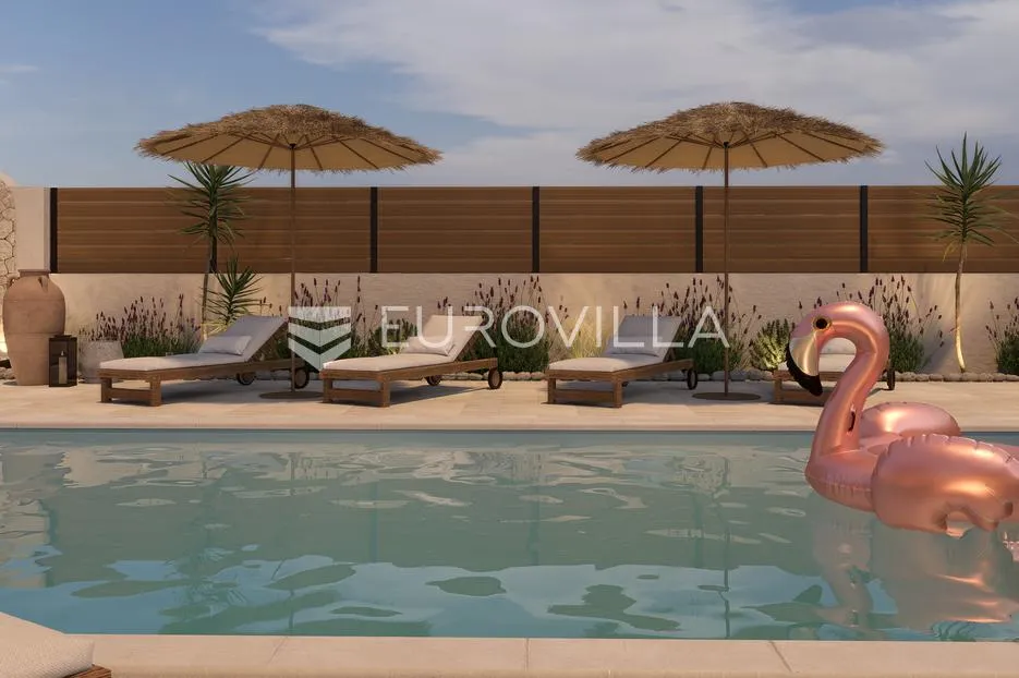 zadar, crno, impresivna dizajnerska vila s bazenom - slika 11