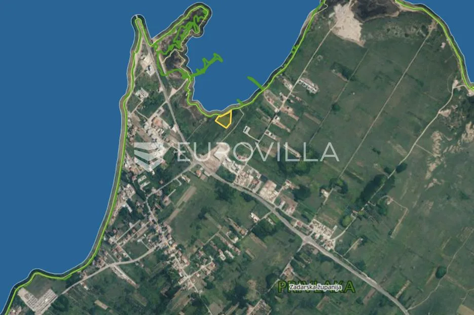 zadar, privlaka, građevinsko zemljište 892,08 m², 300 m od mora - slika 2