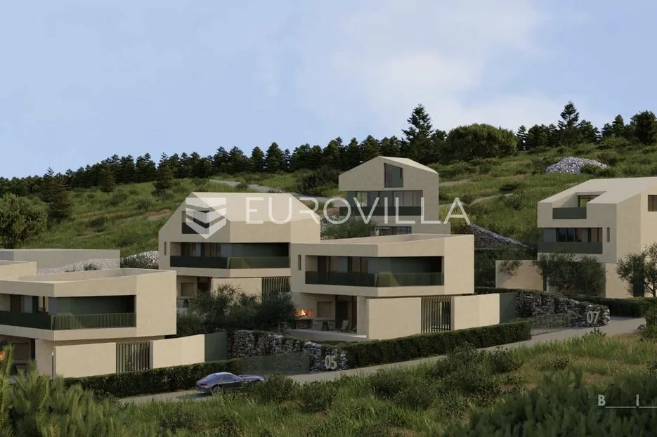 brač, sutivan, moderna vila s tri spavaće sobe, bazenom i pogledom na more - slika 10
