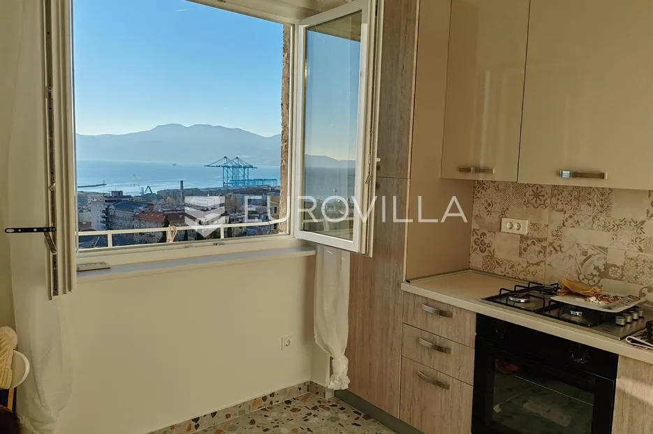 rijeka, belveder, najam, dvosoban stan od 53 m² s prekrasnim pogledom na kvarner - slika 2