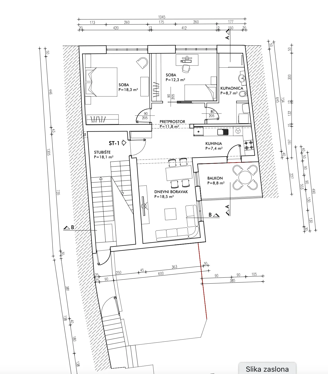 samobor, centar, prekrasan novouređen trosoban stan, 80 m² - slika 7