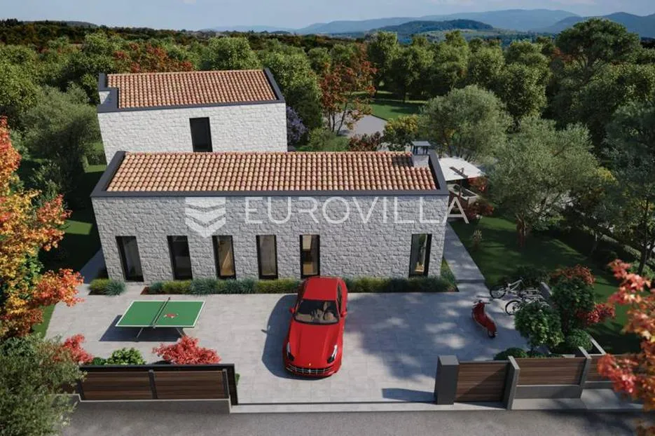 istra, veleniki, kamena vila s bazenom - slika 9