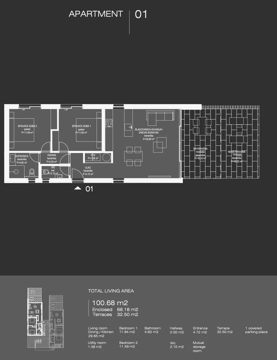 ugljan, ugljan luksuzni dvosobni apartman s vrtom prvi red do mora 100 m² - slika 13