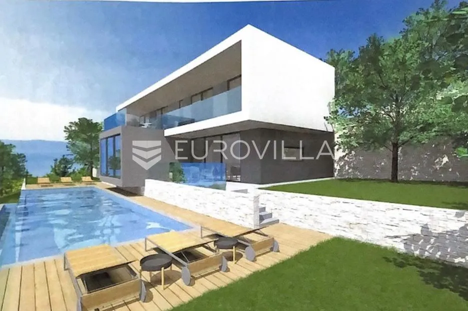 načinovići, zemljište sa dozvolom za gradnju kuće sa bazenom - slika 1