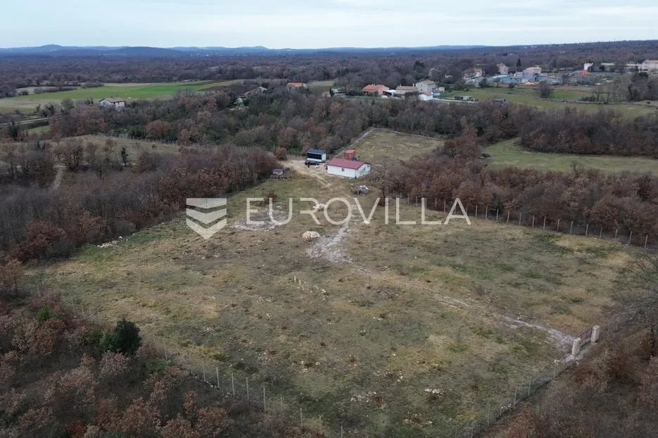 Istra, Svetvinčenat, prostrano mješovito zemljište s projektom i dozvolom, mirna lokacija 27277 m²