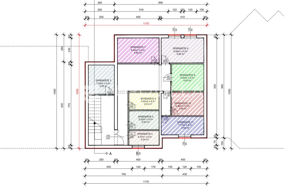 biograd na moru, pakoštane, apartman s1 u prizemlju površine od 46 m² - slika 13