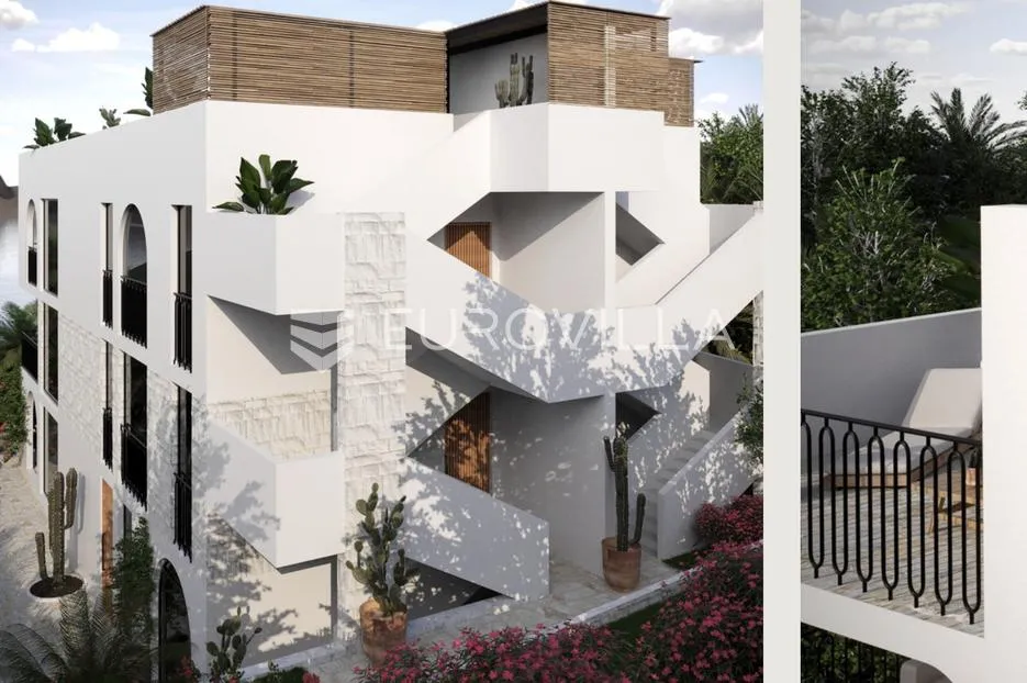 okolica trogira, novogradnja, 1. kat, 89,26 m², s pogledom na more - slika 8